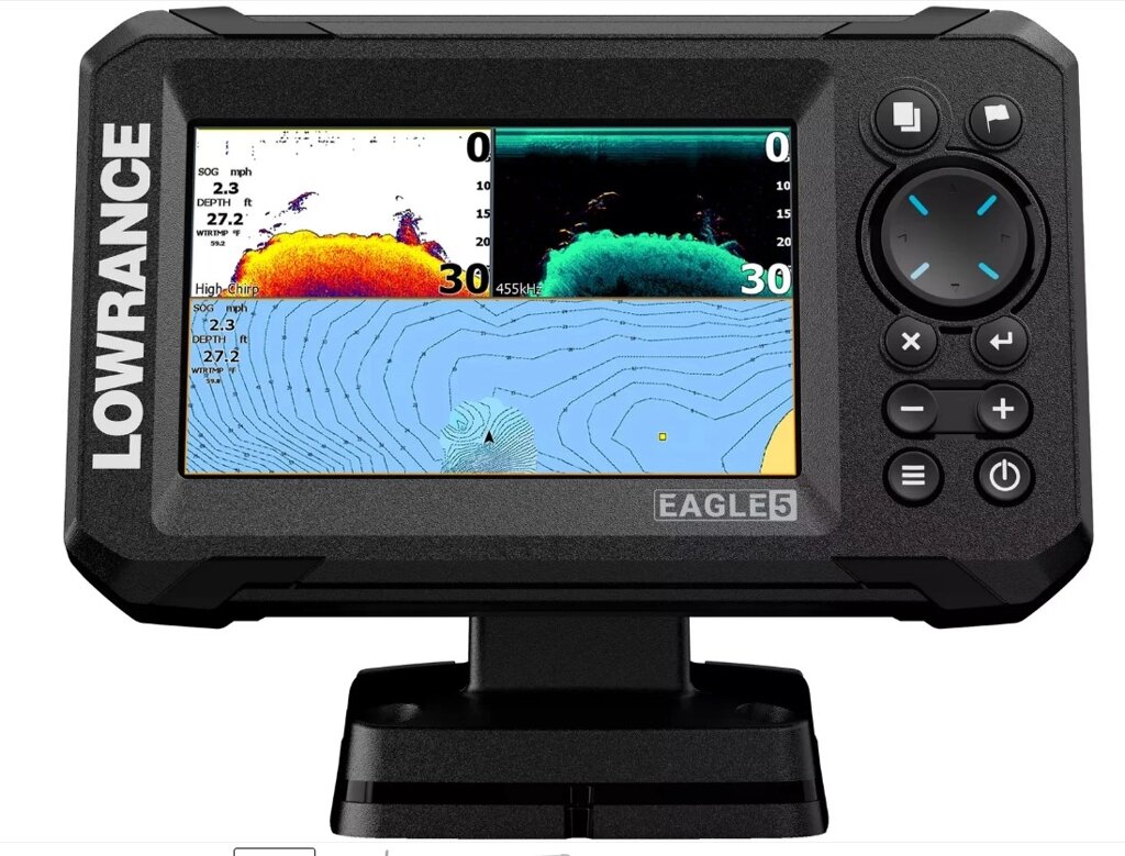 Ехолот Lowrance Eagle 5 з датчиком SplitShot HD від компанії Garmin - фото 1