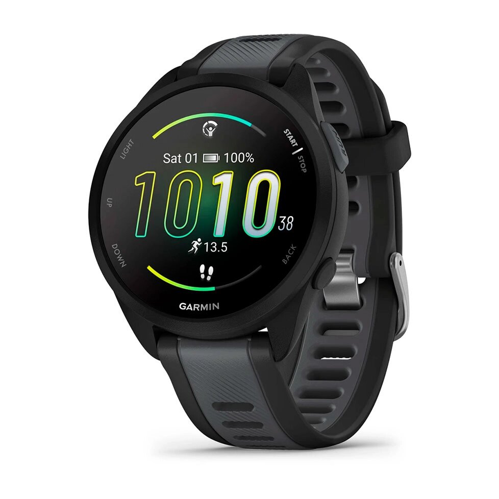 Forerunner 165 чорний/сланцевий сірий від компанії Garmin - фото 1