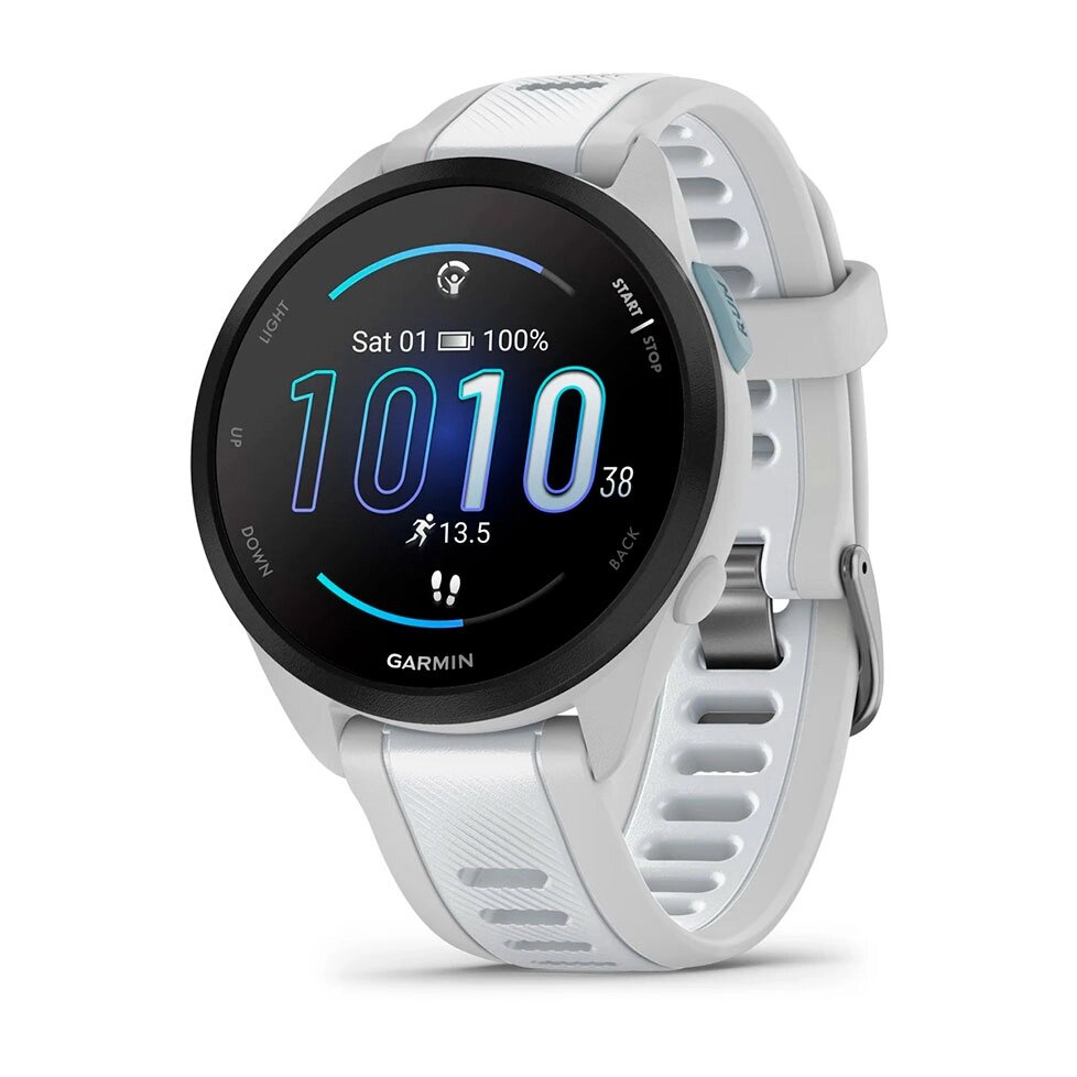 Forerunner 165 Music світло-сірий/білий від компанії Garmin - фото 1