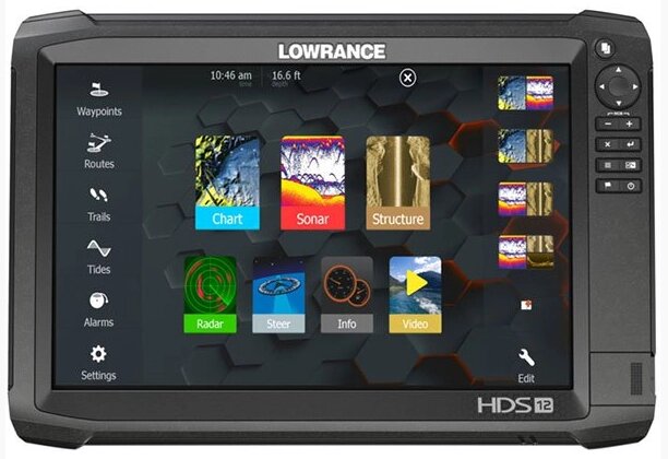 GPS-навігатор з датчиком ехолота Lowrance HDS-12 Carbon від компанії Garmin - фото 1