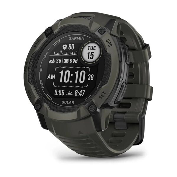 Instinct 2X Solar сіро-зелений мох від компанії Garmin - фото 1