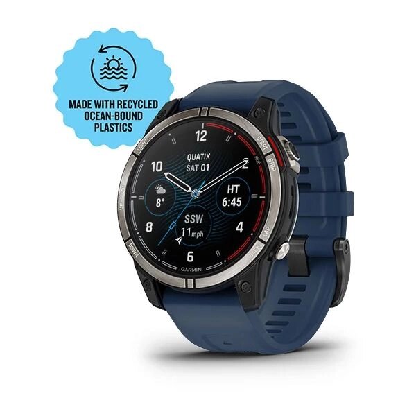 Морський розумний годинник Garmin Quatix 7 Pro з GPS і AMOLED-дисплеєм від компанії Garmin - фото 1