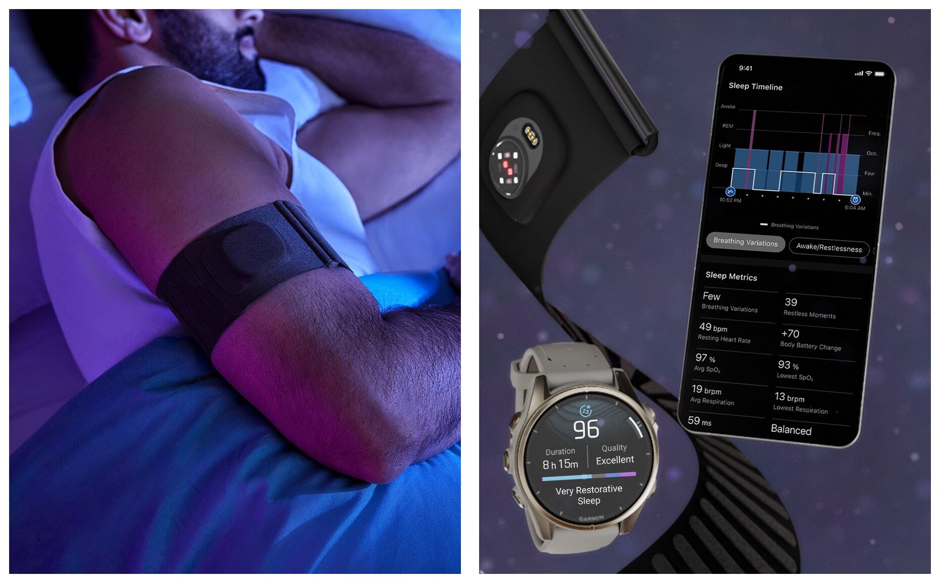 Garmin представляет смарт-браслет Index Sleep Monitor для