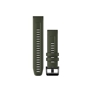Ремінець силіконовий Garmin QuickFit для годинників Fenix 5/6/7 та Epix 2, кольору моху, 22 мм