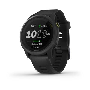 Смарт-годинник Garmin Forerunner 745 чорний з чорним ремінцем