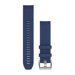 Ремінець Garmin QuickFit 22 для смарт-годинника MARQ, темно-синій силіконовий