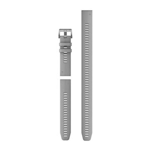 Ремінець Garmin QuickFit 22 для годинника Descent G1 попелястий сірий (комплект з трьох частин)