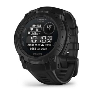 Смарт-годинник Garmin Instinct 3 (45 мм) Solar Tactical Edition чорний