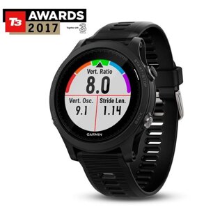 Смарт-годинник Garmin Forerunner 935, чорний з чорним ремінцем