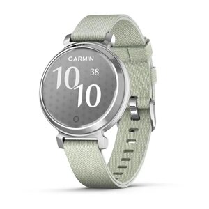 Смарт-годинник Garmin Lily 2 сріблястий з нейлоновим ремінцем сіро-шавлієвого кольору