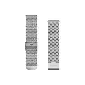 Браслет Garmin для годинників Forerunner 245/645/Vivoactive/Vivomove (20 мм) сріблястий, міланське плетіння