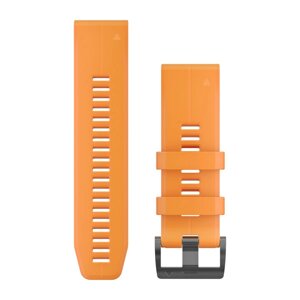 Ремінець Garmin QuickFit 26 для годинників Fenix 5X Plus та Fenix 5X, помаранчевий