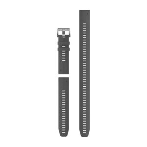 Ремінець Garmin QuickFit 22 для годинника Descent G1 сланцевий сірий (комплект з трьох частин)