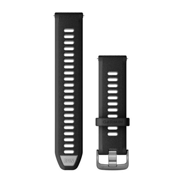 Ремінець Garmin 22 мм для годинника Forerunner 265 чорно-пудровий/сірий зі сланцево-сірою застібкою від компанії Garmin - фото 1