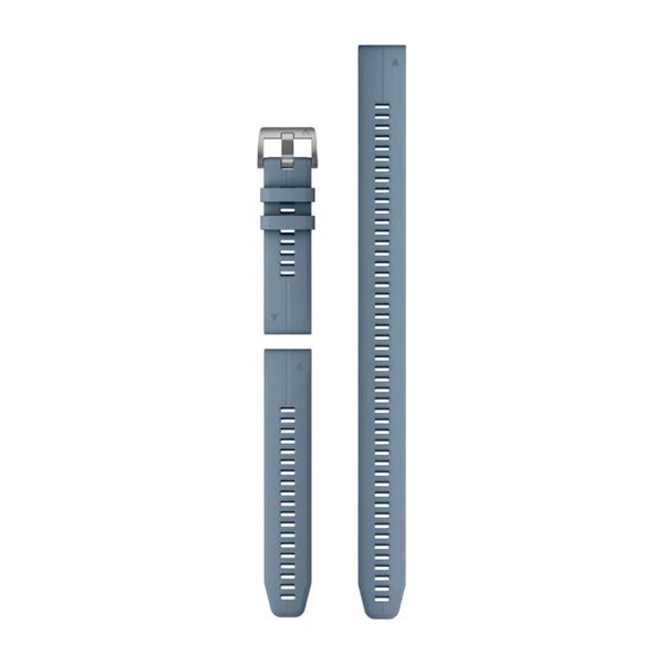 Ремінець Garmin QuickFit 22 для годинника Descent G1 блакитний шторм (комплект з трьох частин) від компанії Garmin - фото 1