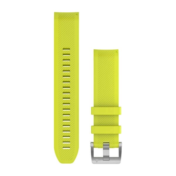 Ремінець Garmin QuickFit 22 для смарт-годинника MARQ, жовтий силіконовий від компанії Garmin - фото 1