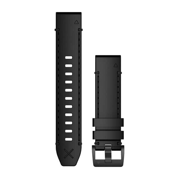 Шкіряний ремінець Garmin QuickFit 22 для годинника MARQ, чорний від компанії Garmin - фото 1