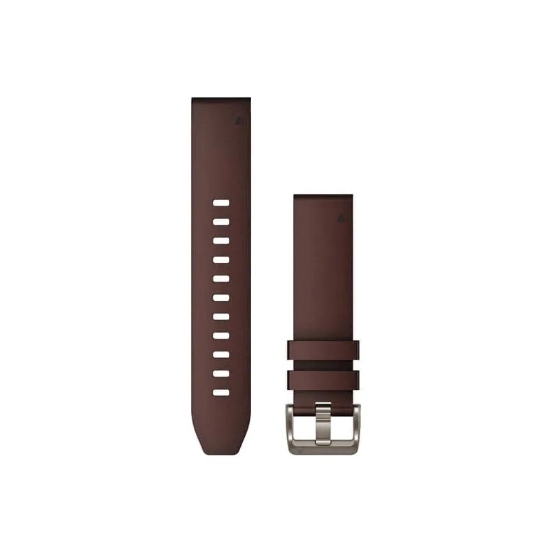 Шкіряний ремінець Garmin QuickFit Fenix 7 коричневого кольору, 22 мм від компанії Garmin - фото 1
