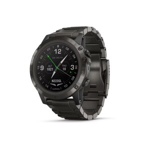 Смарт-годинник Garmin D2 Delta PX з титановим браслетом DLC