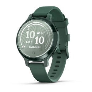 Смарт-годинник Garmin Lily 2 Active яшмово-зелений із зеленим силіконовим ремінцем