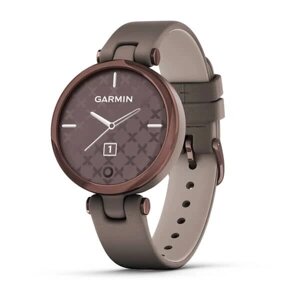 Смарт-годинник Garmin Lily Classic Dark Bronze з ремінцем з італійської шкіри