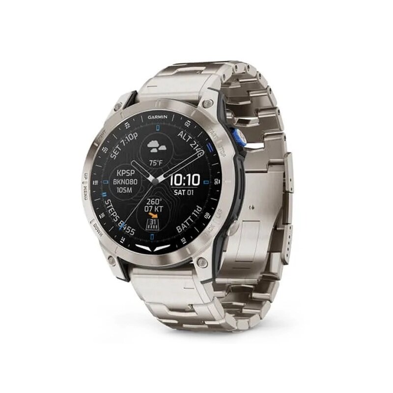 Смарт-годинник Garmin D2 Mach 1 з титановим браслетом від компанії Garmin - фото 1