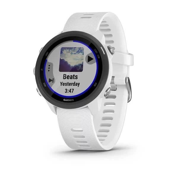 Смарт-годинник Garmin Forerunner 245 Music, колір чорний/білий від компанії Garmin - фото 1