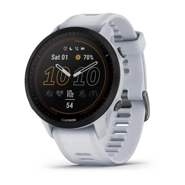 Смарт-годинник Garmin Forerunner 955 Solar білий камінь від компанії Garmin - фото 1