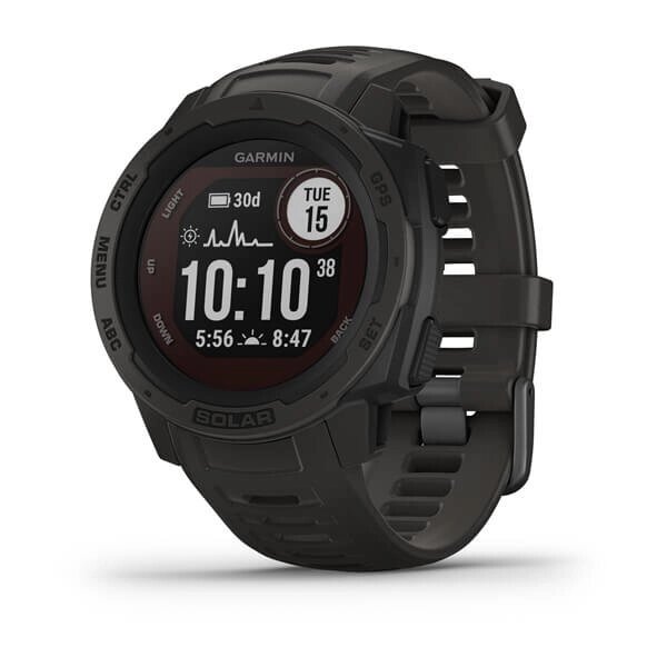 Смарт-годинник Garmin Instinct Solar Graphite від компанії Garmin - фото 1