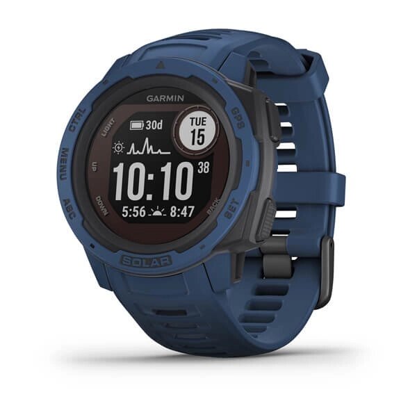 Смарт-годинник Garmin Instinct Solar Tidal Blue від компанії Garmin - фото 1