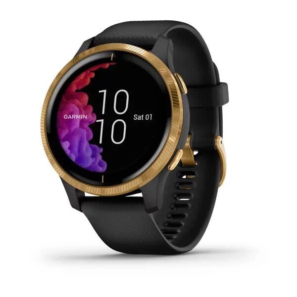 Смарт-годинник Garmin Venu золотаво-чорний від компанії Garmin - фото 1