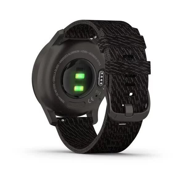 Смарт-годинник Garmin Vivomove Style графіт, алюмінієвий корпус