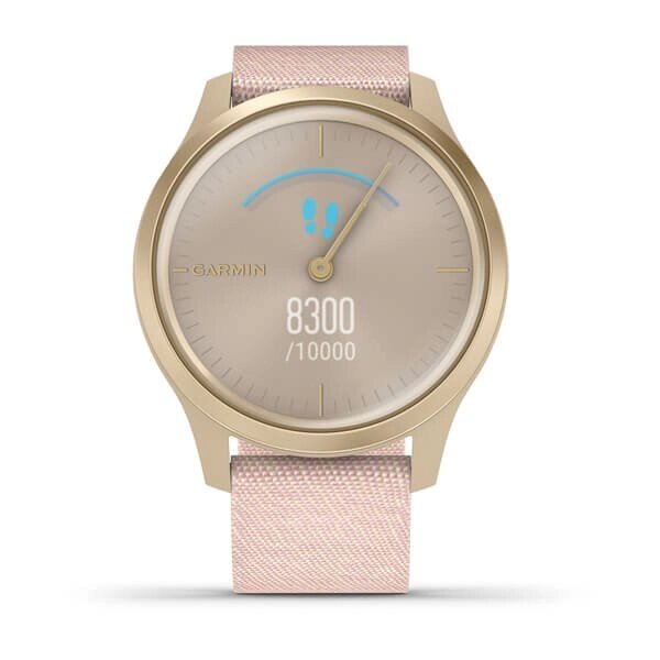 Смарт-годинник Garmin Vivomove Style світло-золотавий з плетеним