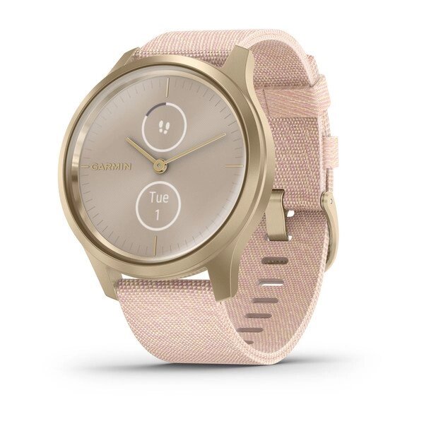 Смарт-годинник Garmin Vivomove Style світло-золотавий з плетеним