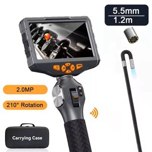 Керований ендоскоп Teslong TD500 5,5мм 1,2м з 2-х поворотним зондом 210° (1364)