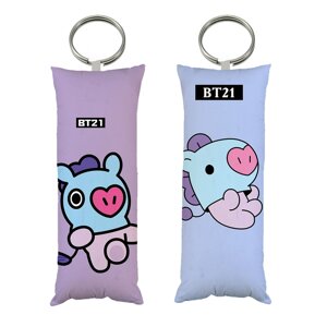 Брелок міні-дакімакура Манг BTS BT21Mang 4*10 см (br0051)