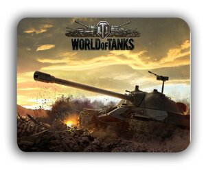 Килимок комп'ютерний Світ танків World of Tanks 18х22 см (k116)