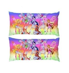 Подушка Феї Клуб Вінкс Winx Club двостороння 30х50 см (pp0081)