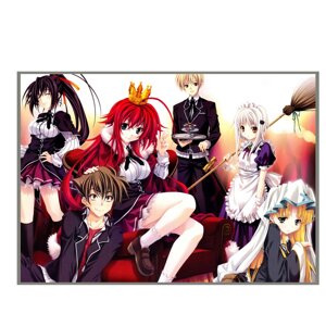 Постер плакат аніме Демони старшої школи High School DxD 42х29 см А3 (poster_0480)