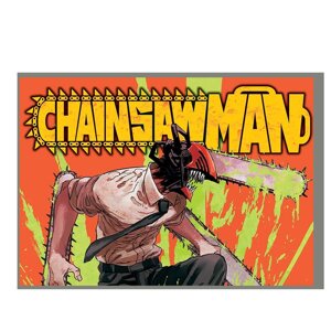 Постер плакат аніме Денджі Людина-бензопила Chainsaw Man 42х29 см А3 (poster_0483)