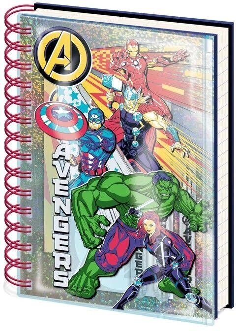 Блокнот Pyramid International Marvel - Avengers Burst With Stationery Set A5 Wiro Notebook ##от компании## Интернет-магазин «Game Cards» - ##фото## 1