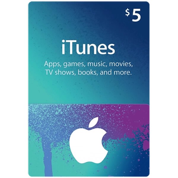 Карта iTunes Подарункова карта $ 5 (США) (Inf. Consult. Сервіс) від компанії Інтернет-магазин «Game Cards» - фото 1