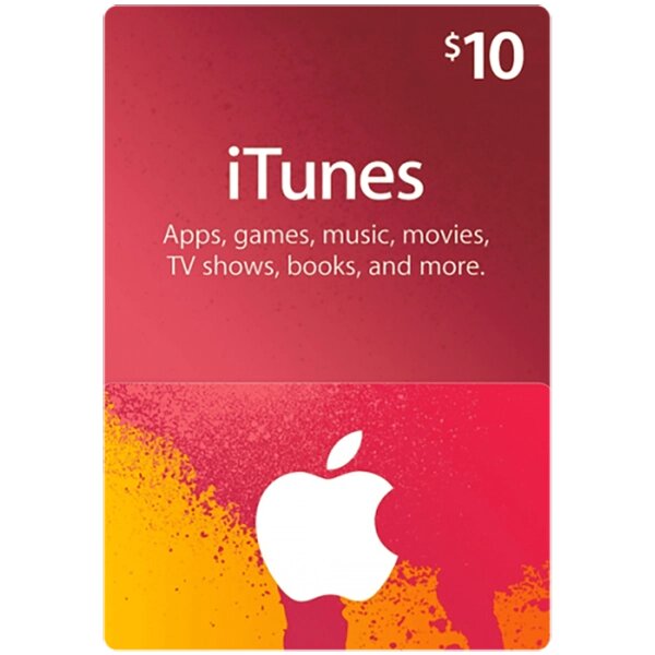 Карта подарункової картки iTunes $ 10 (США) (Inf. Consult. Сервіс) від компанії Інтернет-магазин «Game Cards» - фото 1