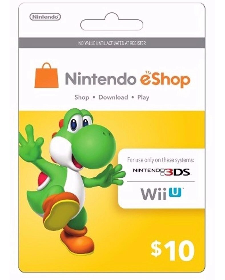 Карта поповнення Nintendo eShop Card $ 10 (USA) від компанії Інтернет-магазин «Game Cards» - фото 1