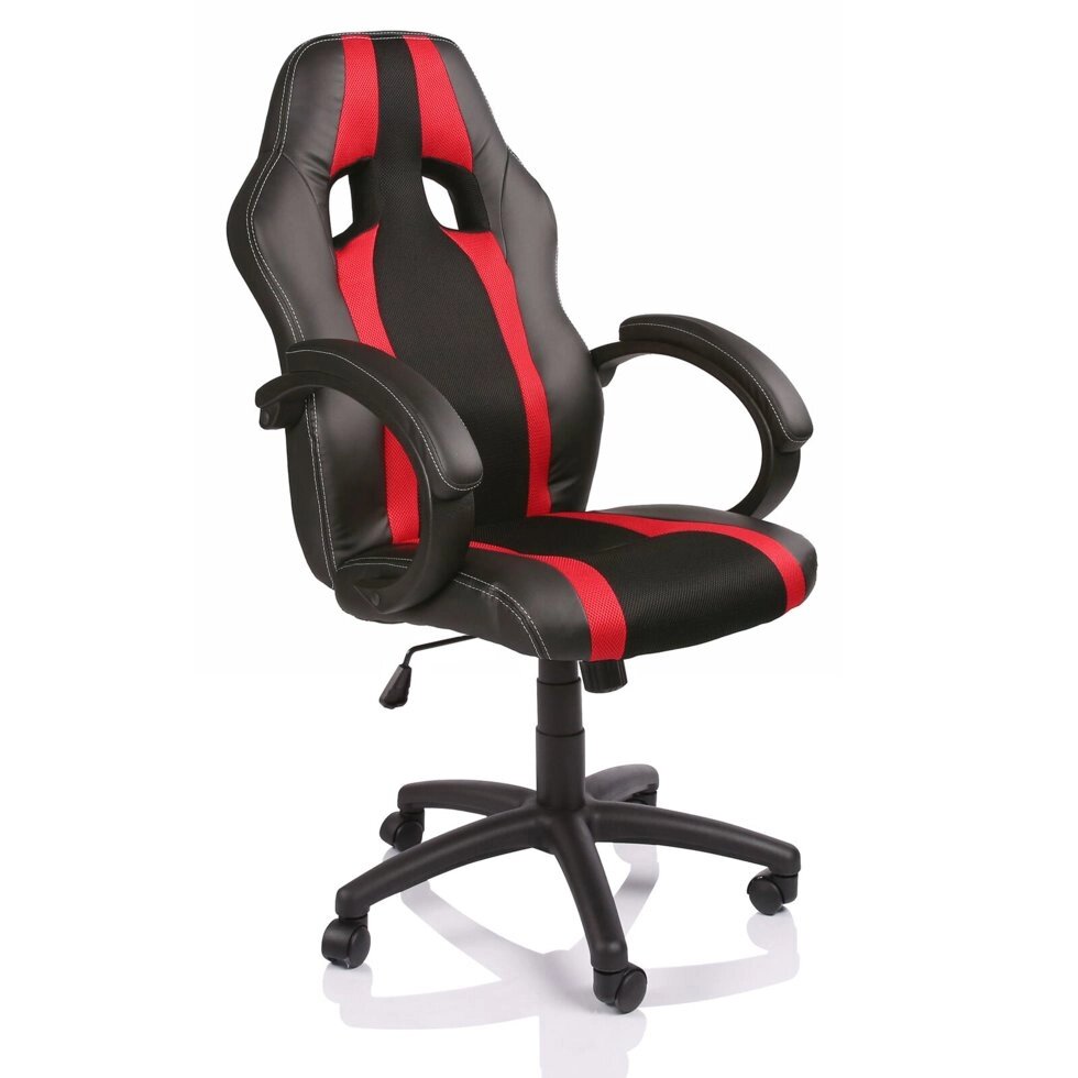 Кресло компьютерное TRESKO RS-020 Черный/Красный ##от компании## Интернет-магазин «Game Cards» - ##фото## 1