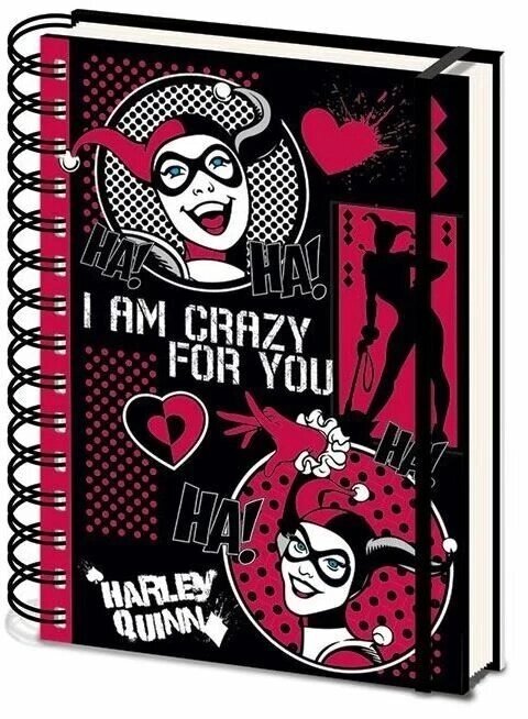 Notebook Pyramid International Harley Quinn - Я божевільний для вас ноутбук від компанії Інтернет-магазин «Game Cards» - фото 1