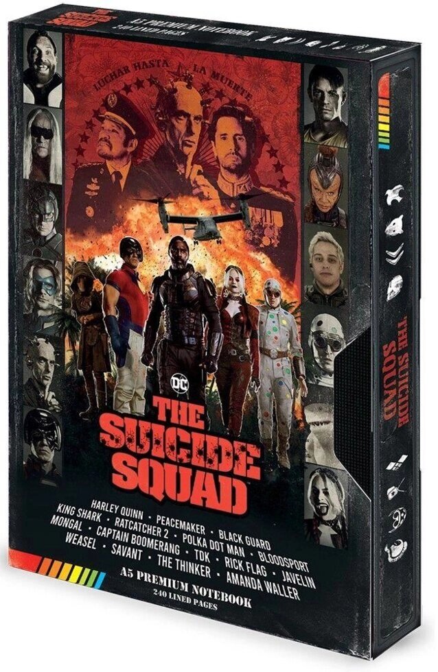 Ноутбук Pyramid International The Suicide Squad - ретро VHS Premium ноутбук від компанії Інтернет-магазин «Game Cards» - фото 1