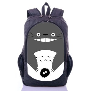 Рюкзак с принтом аниме Тоторо серый (backpack003)