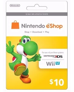 Карта поповнення Nintendo eShop Card $ 10 (USA)