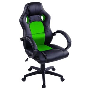 Кресло геймерское Kesser Черный с салатовым (KG68bgr)